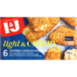 Frozen Light & Crispy Crumbed Haddock Portions 500G