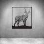 Kudu Tree Art - Grey / L 1000 X H 1000MM