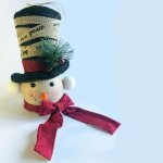 Snowman Head Decor