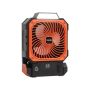 Portable Solar Camping Fan With LED Light & Power Bank