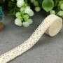 One Roll Of 5 Meters Diy Cotton Lace Rice White Cotton Thread Lace Webbing Clothing Bedding Supplies Accessories Handmade Material Lace