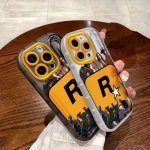 R Star Creative Case Suitable For Apple 15PROMAX Airbag IPHONE14 Full Cover 12 Silicone 13 Soft Case XSMAX7 8PLUS New Couple Mod