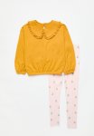 PoP Candy Sweatshirt & Legging Set - Mustard & Pink