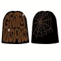 Double Side Y2K Beanie Spider Web Letter Jacquard Candy Color Hip Hop Knit Hat Warm Skull Cap Elastic Couple Beanies Ski Hats For Women