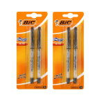BIC Gelocity Stic Pens Black - Pack Of 4