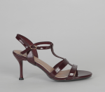 Stiletto Sandal - 7 Maroon