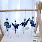 Baby Gym Themed Dangles Blue Dino
