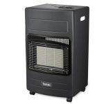 Totai Rollabout Gas Heater -black 3 Heat Settings