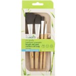 MyEarth Bamboo Cosmetic Brush Set & Roller Bag