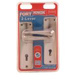Lockset Chrome Plated 2 Leverd 2 Lever