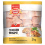 Frozen Chicken Thighs With Brine Based Solution 3KG