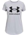 Girls' Ua Sportstyle Graphic Short Sleeve - Mod Gray Ylg