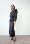 Coated Skirt - Black