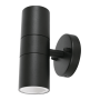 Zebbies Lighting - Luma - Sand Black Up And Down Outdoor Wall Light