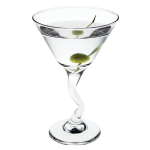Martini Glass Indo Martini 230ML Zig Zag Case Pack Of 24