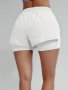 Women's 2-IN-1 Fitness Shorts - High Stretch Tennis And Running Shorts With Double Layer For Yoga And Activewear Benefits