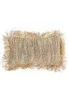Raffia Cushion Cover Rectangle - Cushion Cover With Unicurl Inner