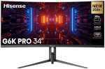 Hisense 34" Wqhd 180HZ Gaming Monitor - 34G6K-PRO
