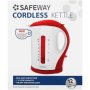 Safeway Cordless Kettle Red