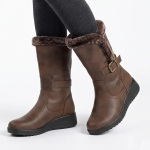 Fur Boot - Chocolate - 8