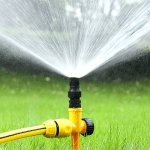 1PC Lawn Sprinkler Garden Sprinkler 360 Degree Rotating Irrigation Sprinklers For Large Area Outdoor Yard Lawns Grass Water Spri