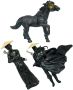 Chinese Knight Sculptures Micro Landscape Figurines For Zen Garden