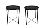 Smte 2 X Metal Coffee Tables With Keychain