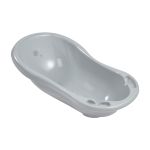 Stars Baby Bath 84 Cm With Plug - Cosmic Grey