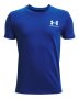 Boys' Ua Sportstyle Left Chest Short Sleeve - 400 / Ysm