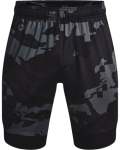 Men's Ua Train Stretch Camo Shorts - Pitch GRAY-012 XXL
