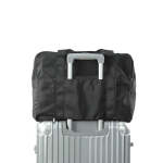 Heavy Duty Folding Travel Duffel Bag - Black- P-Travel