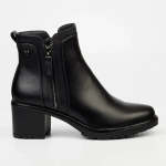 Noxer 2 Double Zip Ankle Boot - Black - 8