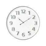 Wall Clock White With Grey Dimensional Numbers 40CM Was R799