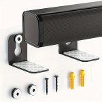 Wall Bracket With Screws Tape Soundbar Bracket Places Sound Bar Easy And Convenient To Build Hanging Wall Bracket Compatible Wit