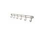 6 Hook Utility Rack. Chrome Plated