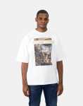 Les Homme Cathedral Print Oversized White T-Shirt - XXL White