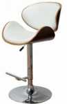 Walnut Cream Wood Barstool - JY-1076W