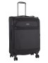 Cellini Microlite S Medium 4 Wheel Trolley Case Black