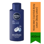 Nivea Men Cool Kick Body Lotion Body Lotion 400ML - Premium Pure Refreshing Lotion For Men's Skin Care Instant Hydration & Cooli