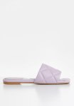 Plum Coral Padded Square Toe Sandal - Lilac