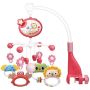 Red MINI Musical Baby Crib Toy With Star Projection & Timing Function