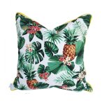 Pineapple Blossom Scatter Cushion Cover With Piping