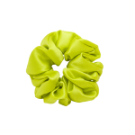 Silk Scrunchie - Lime Green