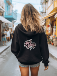 Girl Gang Summer Hoodie - Black - Medium