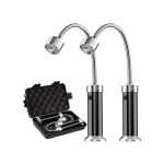 2 Pack 9-LED Grill Bbq Light Multi-function Flexible Magnetic Base Lamp