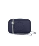 Pouch Navy Silver Chain