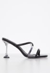 Madison Arial Mule Stiletto Heel - Black