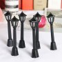 6pcs Dollhouse Desktop Ornaments Micro Landscape Ornaments Model Lamp Street Lamp Simulation Lamp Creative Small Ornaments Decoration Gift For Friends