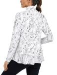 Luranee Womens Lightweight Jackets Plus Size Athletic Jackets With Pleated Tennis Skirt Hem Zip Up Lightweight Workout Running T