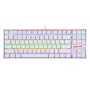 Redragon Kumara Mechanical 87 Key|rgb Backlit Gaming Keyboard - White